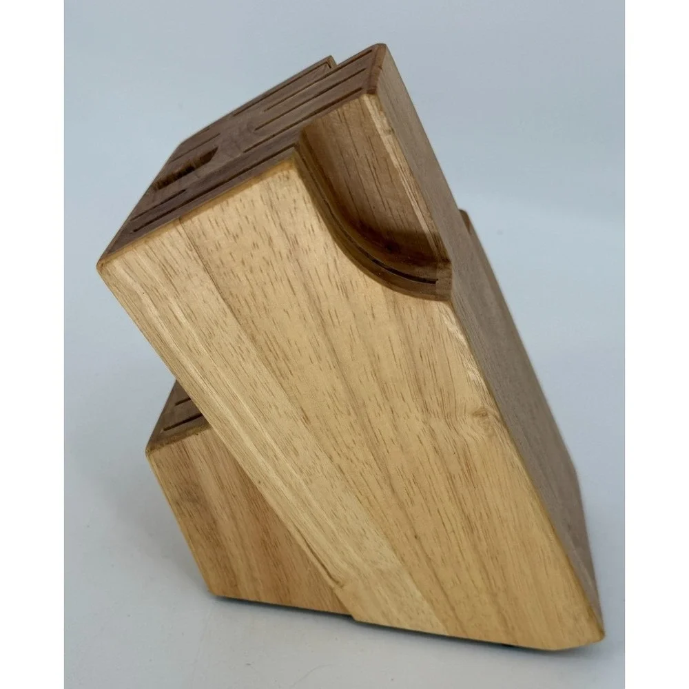 Miracle Blade Wooden Knife‎ Holder Block 15 Slots Block Only